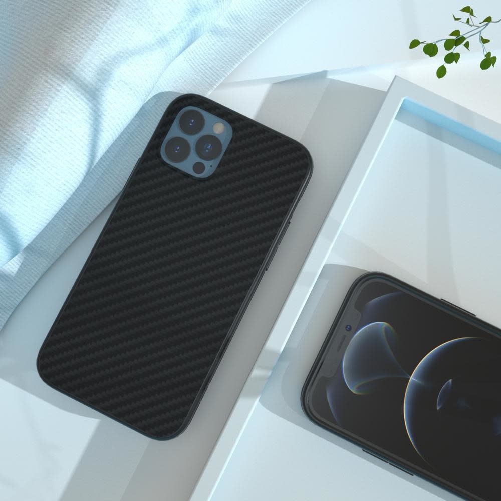 Evutec Aer Karbon Series With Afix for iPhone 12 Mini - Black