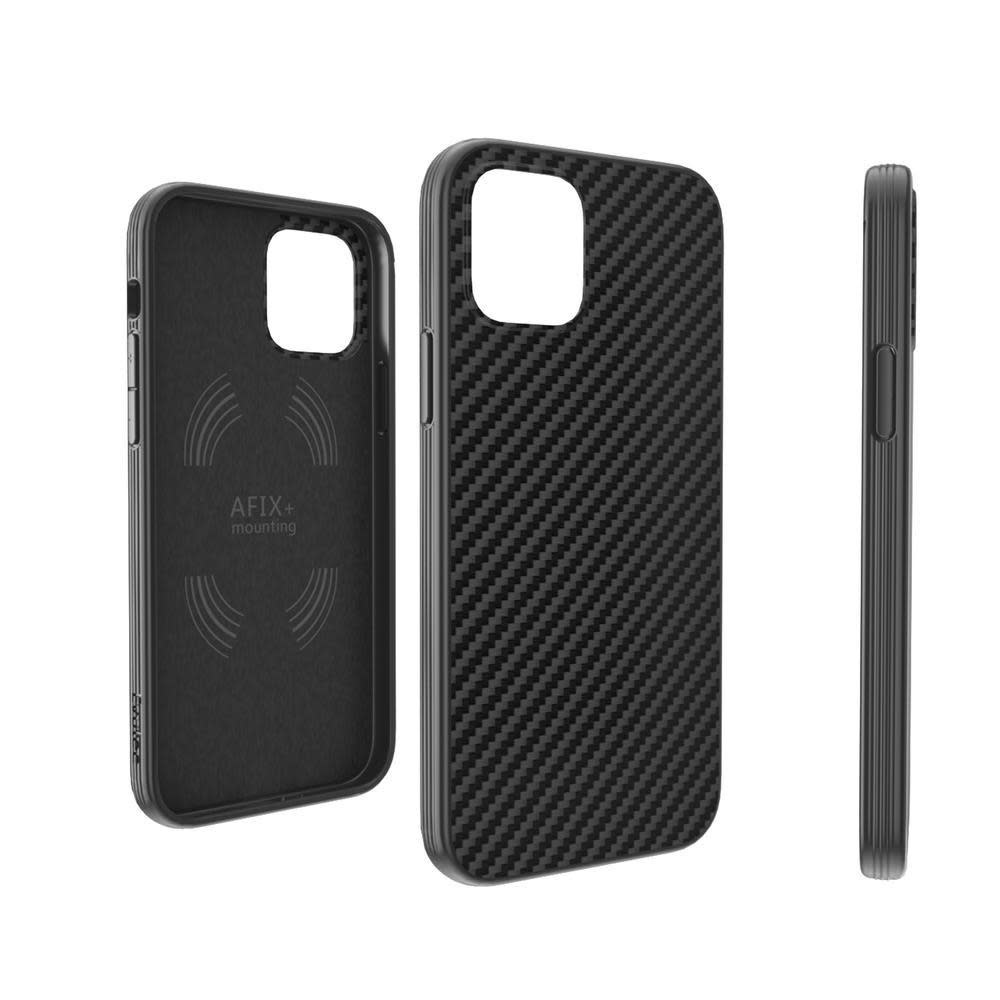 Evutec Aer Karbon Series With Afix for iPhone 12 Mini - Black