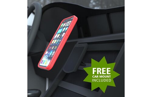 Evutec Ballistic Nylon Aergo Series Case With Afix for iPhone 12 Mini - Black