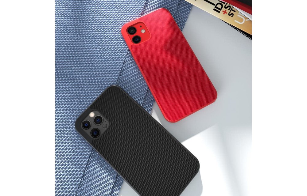 Evutec Ballistic Nylon Aergo Series Case With Afix for iPhone 12 Pro Max - Black