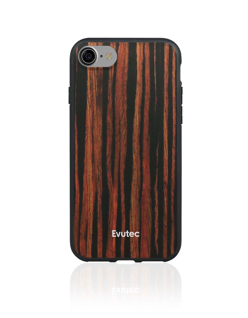 Evutec Evutec Aer Wood Series for IPhone 7/8 (AFIX Included) - Ebony Wood