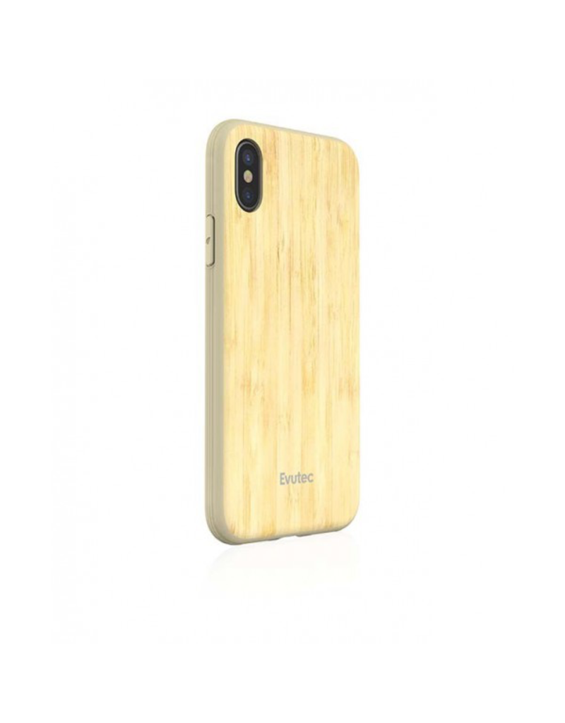 Evutec Evutec Aer Wood Series With Afix Case for iPhone X/Xs - Bamboo
