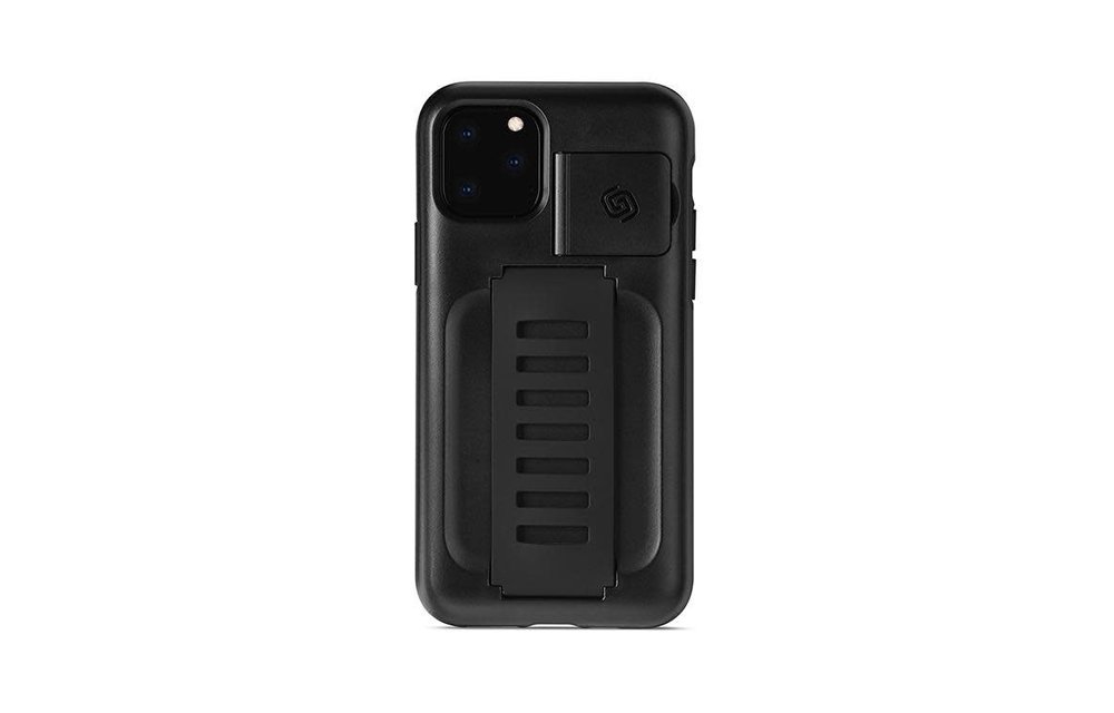 Grip2u Boost Hand Grip with Kickstand Case for iPhone 11 Pro - Charcoal