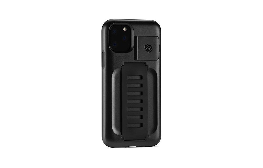 Grip2u Boost Hand Grip with Kickstand Case for iPhone 11 Pro - Charcoal