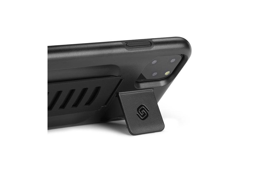 Grip2u Boost Hand Grip with Kickstand Case for iPhone 11 Pro - Charcoal