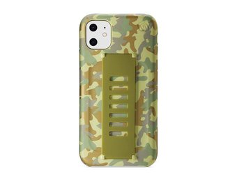 Grip2u Slim Multiple Hand Grip Case for iPhone 11 - West Point Metallic