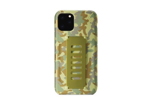 Grip2u Slim Multiple Hand Grip Case for iPhone 11 Pro - West Point Metallic