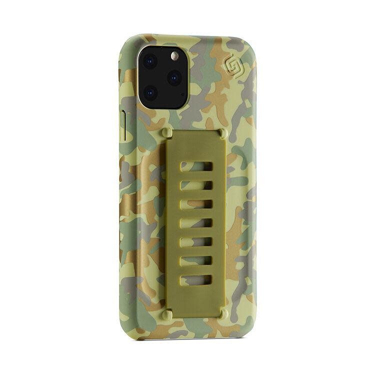 Grip2u Slim Multiple Hand Grip Case for iPhone 11 Pro - West Point Metallic