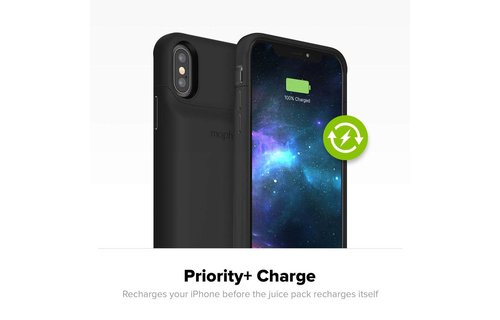 Mophie Juice Pack Access Power Bank Case 2,200 mAh for Apple iPhone Xs Max - Dark Red