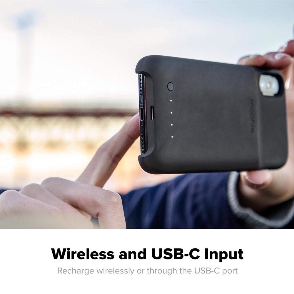 Mophie Juice Pack Access Power Bank Case 2,200 mAh for Apple iPhone Xs Max - Dark Red