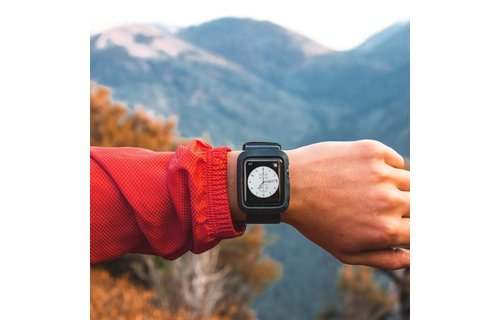 Lander Moab Case With Nylon Armband for Apple Watch Se 44mm - Black