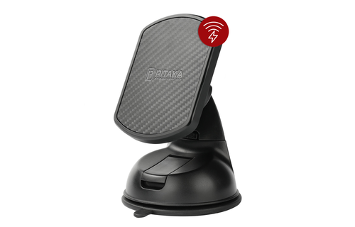 Pitaka Magnetic Mount Qi Wirelessly Charges - Suction Cup