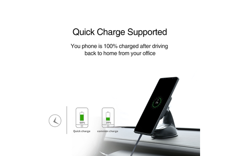 Pitaka Magnetic Mount Qi Wirelessly Charges - Suction Cup