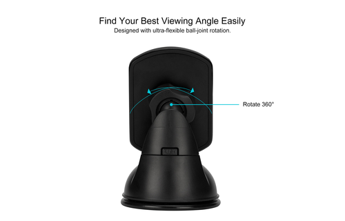 Pitaka Magnetic Mount Qi Wirelessly Charges - Suction Cup