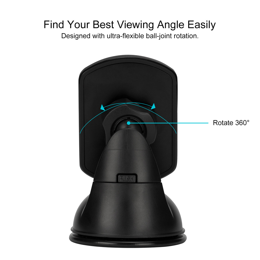 Pitaka Magnetic Mount Qi Wirelessly Charges - Suction Cup