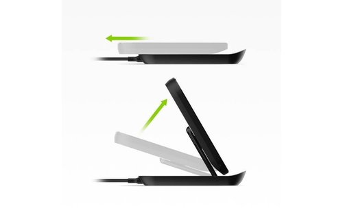 Mophie Universal Qi Wireless Charging Stand 10W - Black Fabric