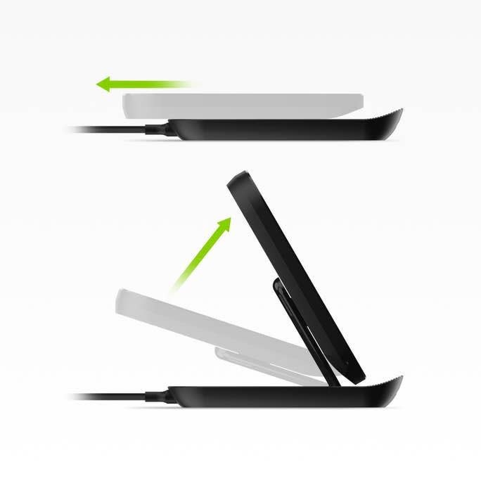 Mophie Universal Qi Wireless Charging Stand 10W - Black Fabric