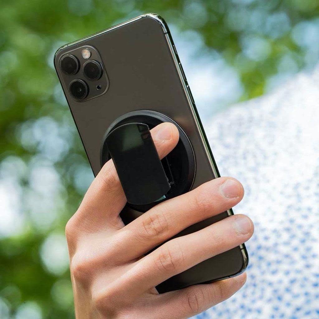 Ohsnap Super thin KickStand Smart Grip with Magnetic Mountable MagSafe Ring - black