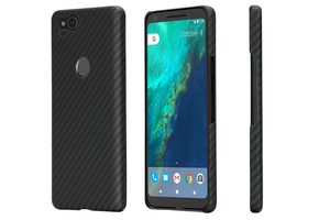 Pitaka Aramid Case for Google Pixel 2 - Black/Grey Twill