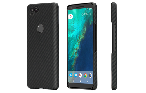 Pitaka Aramid Case for Google Pixel 2 - Black/Grey Twill