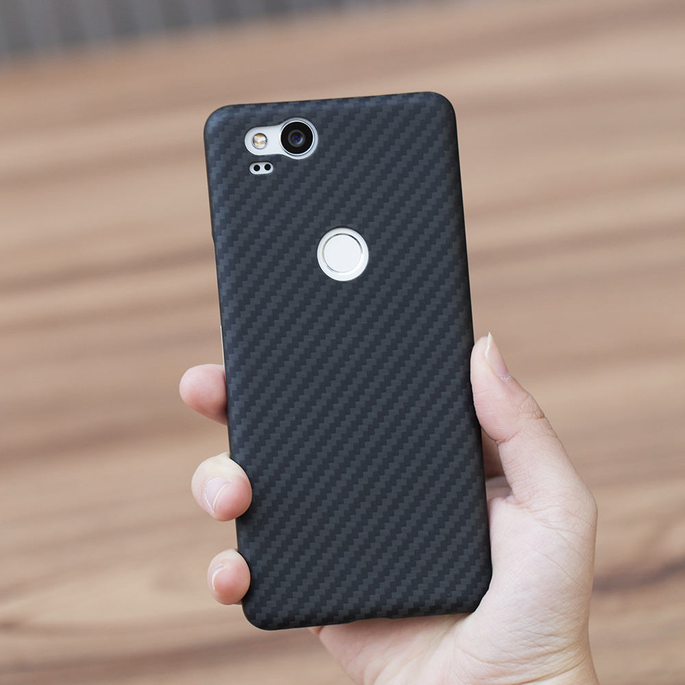 Pitaka Aramid Case for Google Pixel 2 - Black/Grey Twill