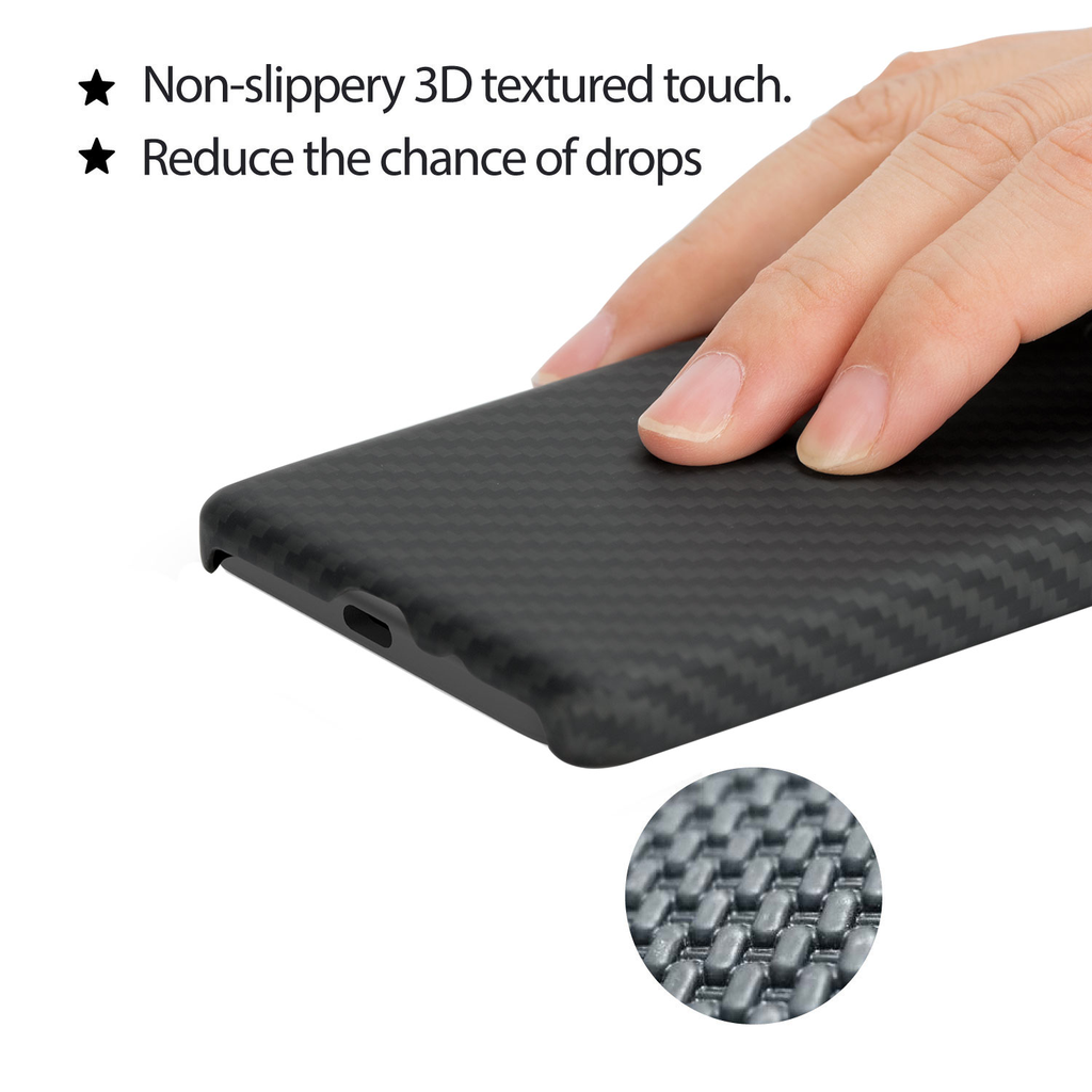 Pitaka Aramid Case for Google Pixel 2 - Black/Grey Twill