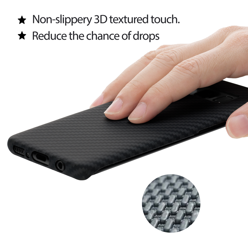 Pitaka Aramid Case for Galaxy S9 - Black/Grey Twill