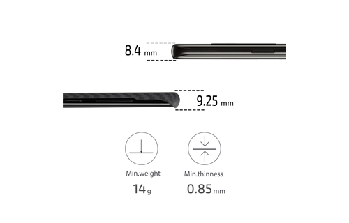 Pitaka Aramid Case for Galaxy S9 - Black/Grey Twill