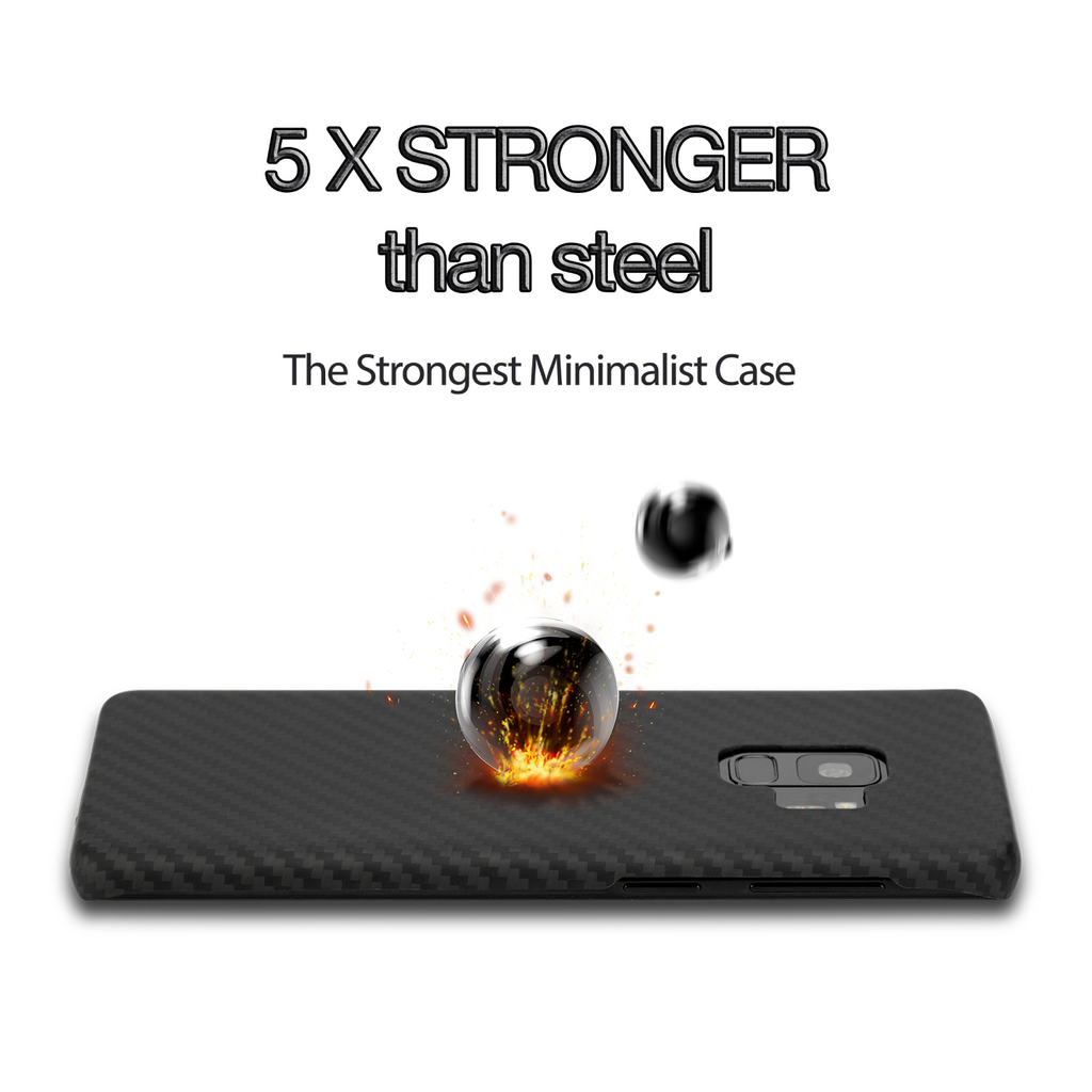 Pitaka Aramid Case for Galaxy S9 - Black/Grey Twill