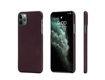 Pitaka Aramid MagEz Case for iPhone 11 Pro - Black/Red Twill