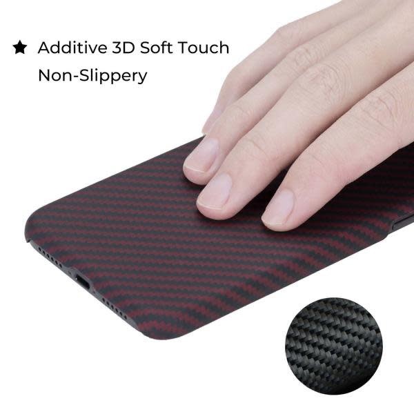Pitaka Aramid MagEz Case for iPhone 11 Pro - Black/Red Twill