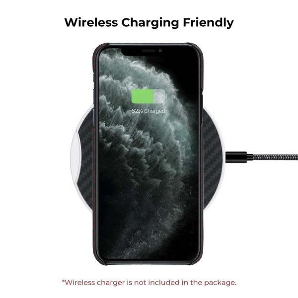 Pitaka Aramid MagEz Case for iPhone 11 Pro - Black/Red Twill