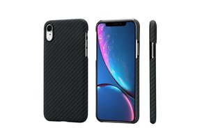 Pitaka Aramid Case for iPhone Xr - Black/Grey Twill