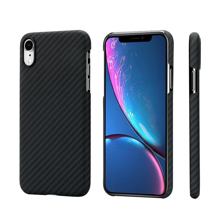 Pitaka Aramid Case for iPhone Xr - Black/Grey Twill