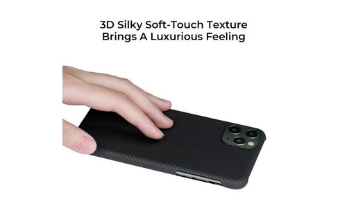 Pitaka Aramid Air Case for iPhone 11 Pro - Black/Grey Twill