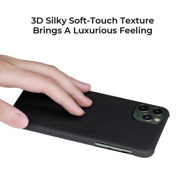 Pitaka Aramid Air Case for iPhone 11 Pro - Black/Grey Twill