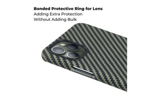 Pitaka Aramid MagEZ Case for iPhone 11 Pro Max - Black/Yellow Twill