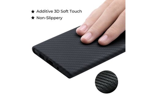 Pitaka Aramid Case for Samsung Galaxy Note 10 - Black/Grey Twill