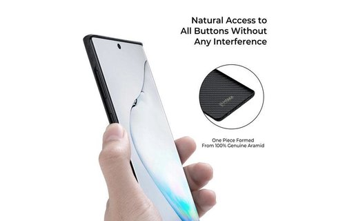 Pitaka Aramid Case for Samsung Galaxy Note 10 - Black/Grey Twill