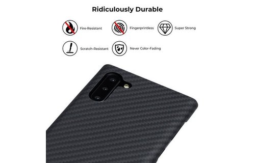 Pitaka Aramid Case for Samsung Galaxy Note 10 - Black/Grey Twill