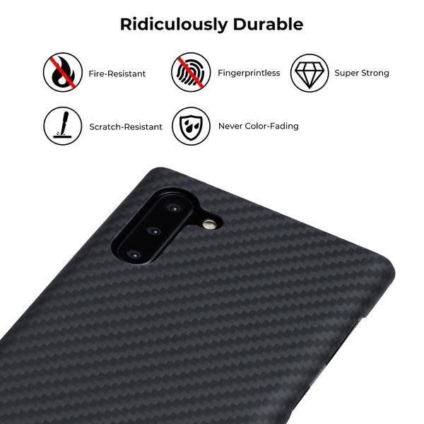 Pitaka Aramid Case for Samsung Galaxy Note 10 - Black/Grey Twill