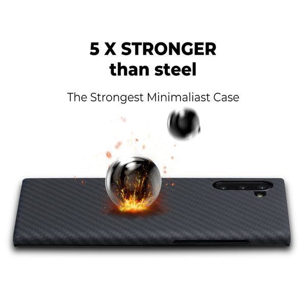 Pitaka Aramid Case for Samsung Galaxy Note 10 - Black/Grey Twill