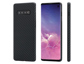 Pitaka Aramid MagCase for Samsung Galaxy S10 - Black/Grey Twill