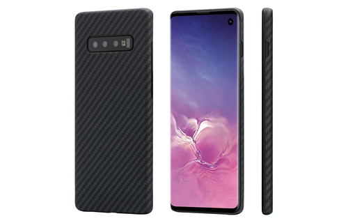 Pitaka Aramid MagCase for Samsung Galaxy S10 - Black/Grey Twill