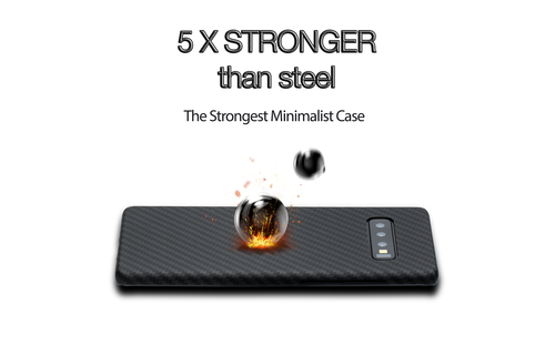 Pitaka Aramid MagCase for Samsung Galaxy S10 - Black/Grey Twill