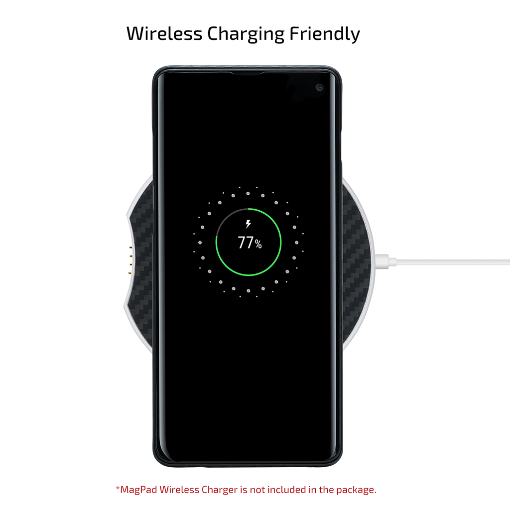 Pitaka Aramid MagCase for Samsung Galaxy S10 - Black/Grey Twill