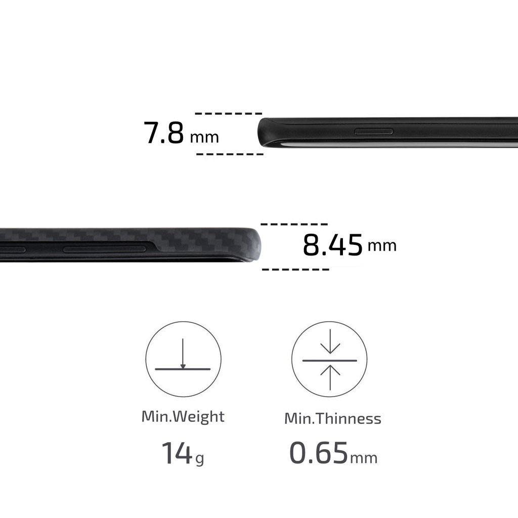 Pitaka Aramid MagCase for Samsung Galaxy S10 - Black/Grey Twill