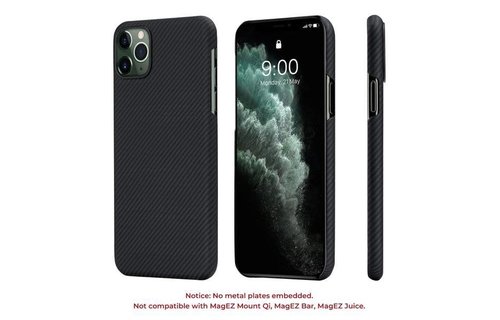 Pitaka Aramid Air Case for iPhone 11 Pro Max - Black/Grey Twill
