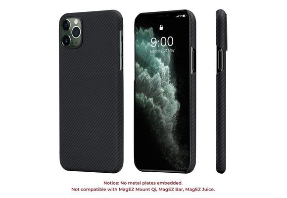 Pitaka Aramid Air Case for iPhone 11 Pro Max - Black/Grey Twill