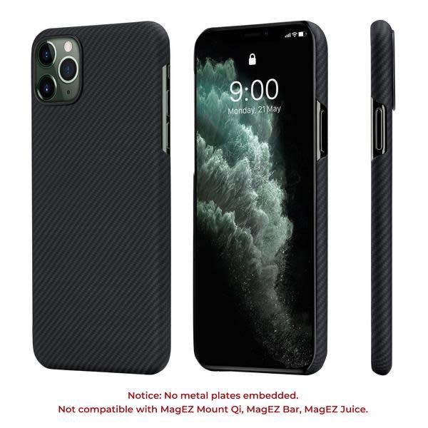 Pitaka Aramid Air Case for iPhone 11 Pro Max - Black/Grey Twill